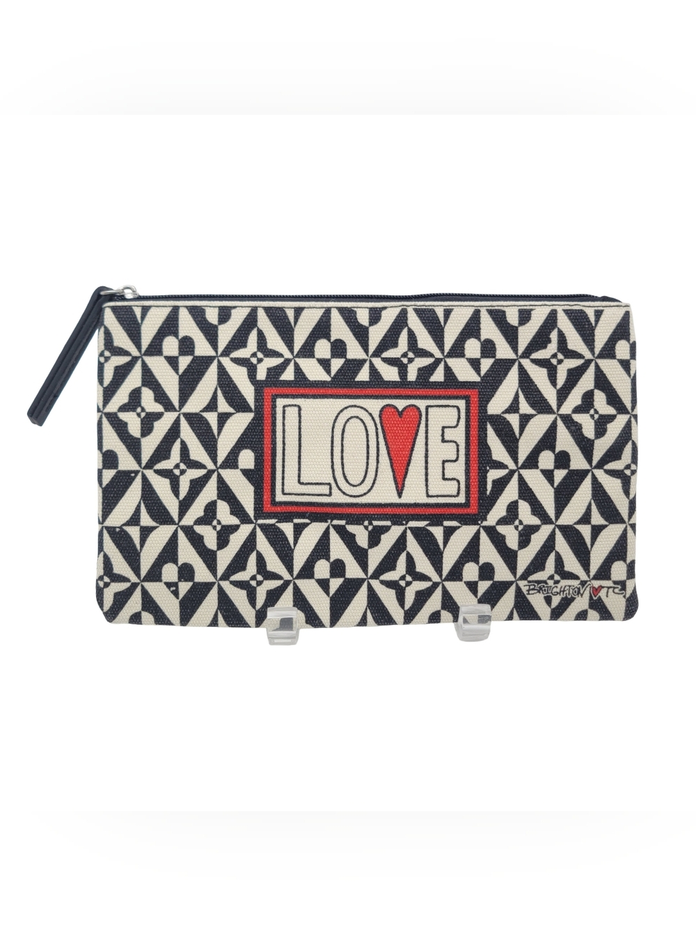 Brighton x Tom Clancy Geometric Canvas Love Pouch